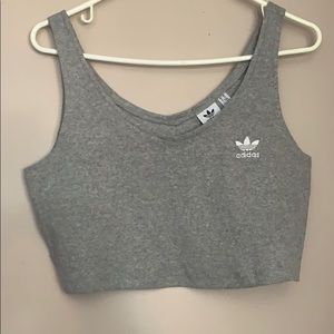 Adidas crop tank top WORN ONCE